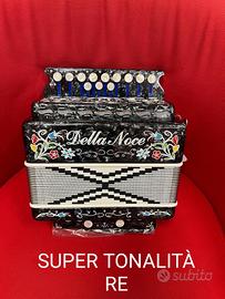 Organetto Della Noce a 2 bassi SUPER in re.Nuovo