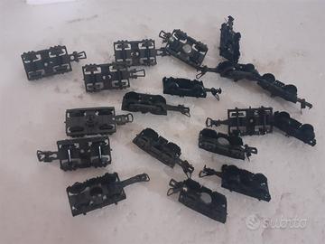 lotto 18 carrelli modellismo ferroviario h0 