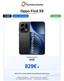 Oppo Find X9 12/512GB Nuovo