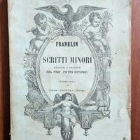 Benjamin Franklin - Scritti Minori - Barbèra, 1870