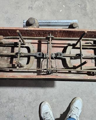  Bilancia Antica Anni '20 in Marmo e Legno 