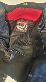 Pantaloni moto pelle donna Mitech
