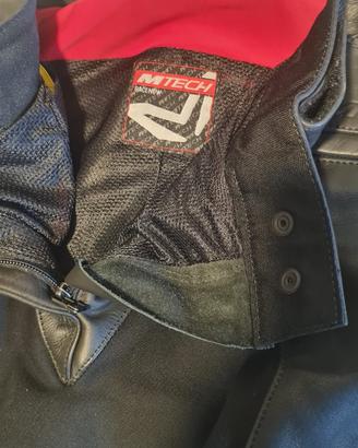 Pantaloni moto pelle donna Mitech