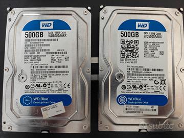 2 Hard Disk 500gb Western Digital