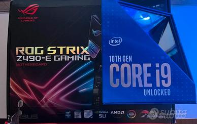I9 10900k - Asus ROG STRIX z490-E Gaming