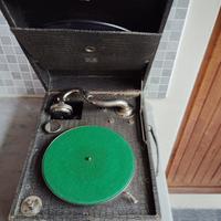 Grammofono portatile funzionante