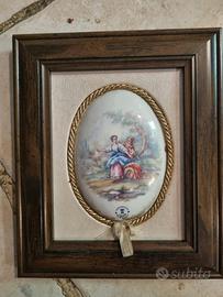 Quadretti Porcellana Capodimonte - Set 3 pezzi
