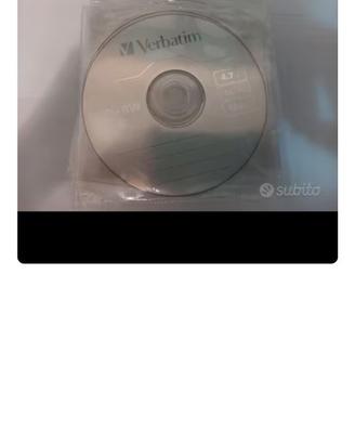 10 DVD riscrivibili con bustine