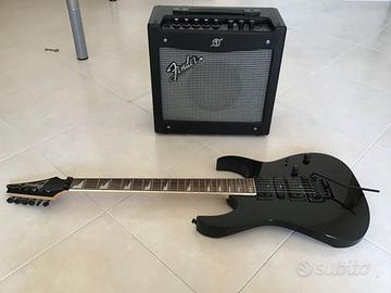 chitarra elettrica con kit completo amplificatore