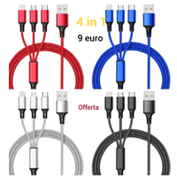 Cavo dati multi USB 4 in 1 a ricarica rapida