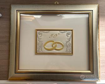 Quadro nozze d’oro