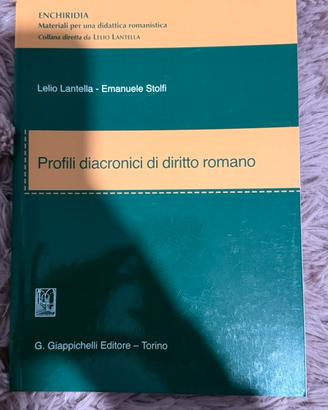 Libro: profili diacronici di diritto romano