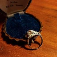 Anello con testa di animale, da donna