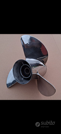 Elica acciaio originale Yamaha black steel da 17