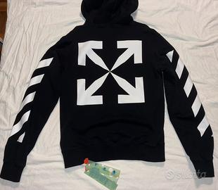 Felpa Off White Logo sul retro