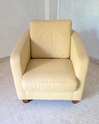 Poltrona in pelle