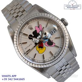 ROLEX Datejust 16220 print “Mickey and Minnie