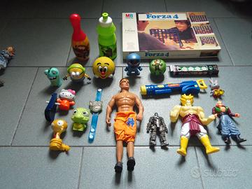 LOTTO GIOCATTOLI VINTAGE ROBOT PUPAZZI SORPRESINE