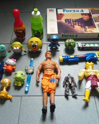 LOTTO GIOCATTOLI VINTAGE ROBOT PUPAZZI SORPRESINE