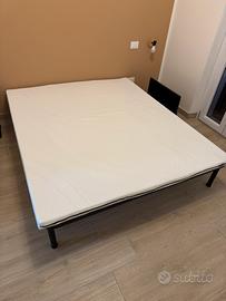 Rete materasso 160x190 e topper 160x190
