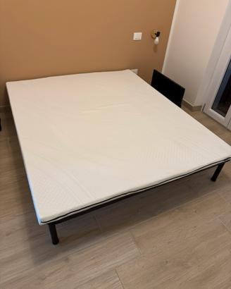 Rete materasso 160x190 e topper 160x190