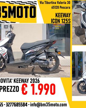 Keeway Icon 125S - GRANDE NOVITA'