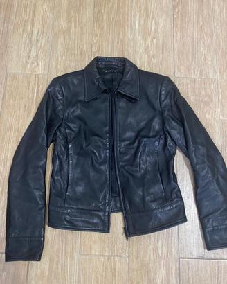 Giacca in vera pelle Sisley taglia 40