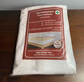 Coprimaterasso 2 piazze nuovo 100% cotone