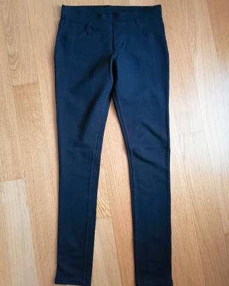 pantaloni da ragazza in jersey nero Benetton 13-14