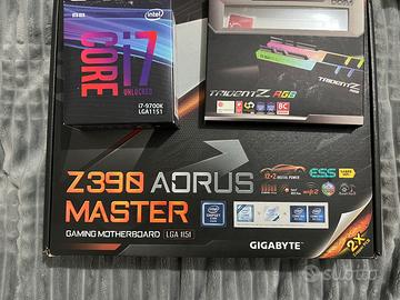 Bundle — Intel i7-9700K + Z390 master + 16 DDR4