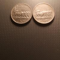 2 Monete da 50 centesimi anno 1919 e 1925