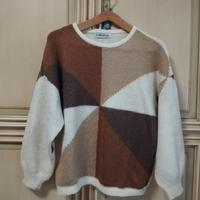 maglione fatto a mano con lana mohair di Bertagna