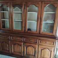 Credenza Arte Povera con vetrine