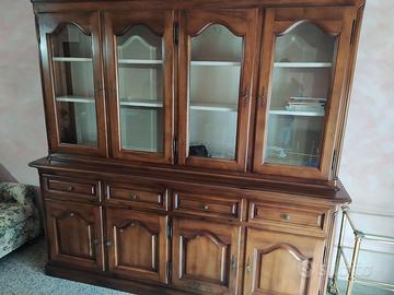 Credenza Arte Povera con vetrine