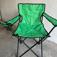 Sedia pieghevole da campeggio nuova