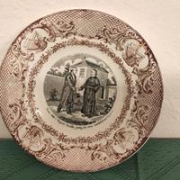 Piatto Società ceramica italiana Giro elettorale