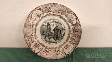 Piatto Società ceramica italiana Giro elettorale