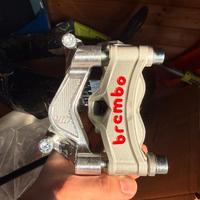 Impianto freno motard Brembo + piastra VM Racing