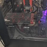 scheda video  Asus 1050 ti overclock 4 gb 