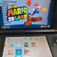 Nintendo 3ds XL con mod giochi 3d leggere descrizi