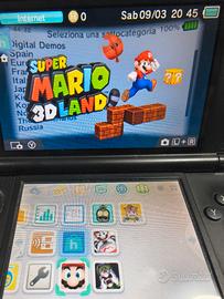 Nintendo 3ds XL con mod giochi 3d leggere descrizi