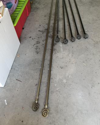 7 Bastoni per tenda da interni