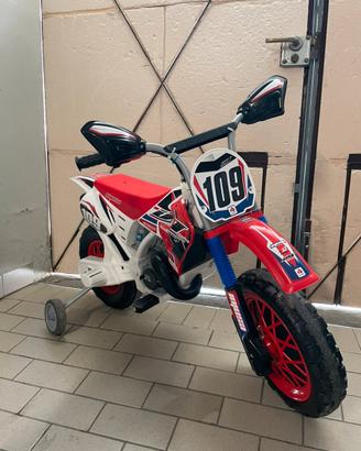 MOTOCROSS ELETTRICA con rotelle