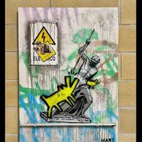 Quadro street art originale Mart Signed