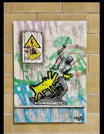 Quadro street art originale Mart Signed