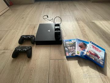 PS4  Slim 1TB SSD + 2 Controller + Giochi