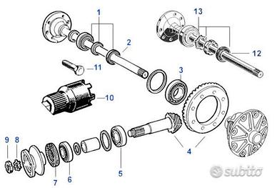 kit revisione differenziale Alfa Romeo