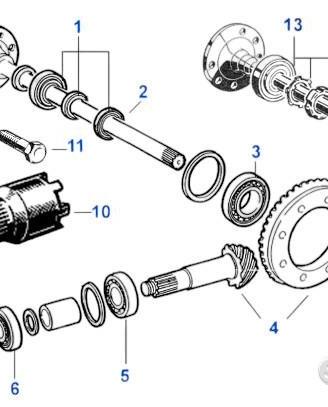 kit revisione differenziale Alfa Romeo