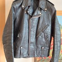 giacca pelle vintage AMF harley mod cal police