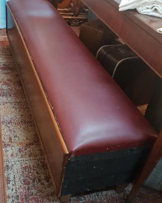 Panche in legno con imbottitura cm.170
